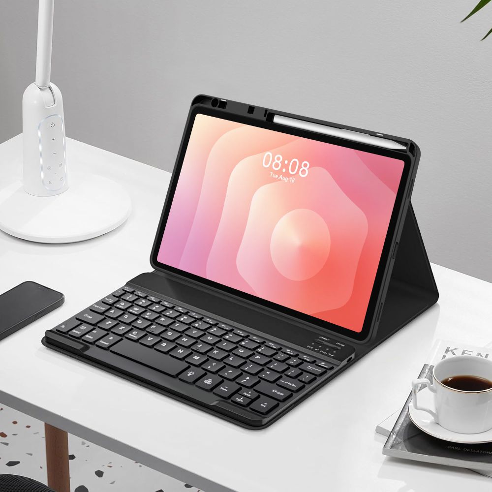 Dėklas su klaviatūra Tech-Protect SC Pen Galaxy Tab S11 11.0 X730/X736B, juodas