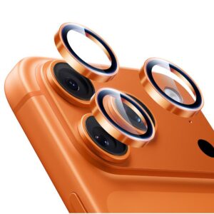 Kameros apsauginis stiklas ESR Armorite iPhone 14 Pro / 14 Pro Max / 15 Pro / 15 Pro Max / 16 Pro / 16 Pro Max / 17 Pro / 17 Pro Max, oranžinis