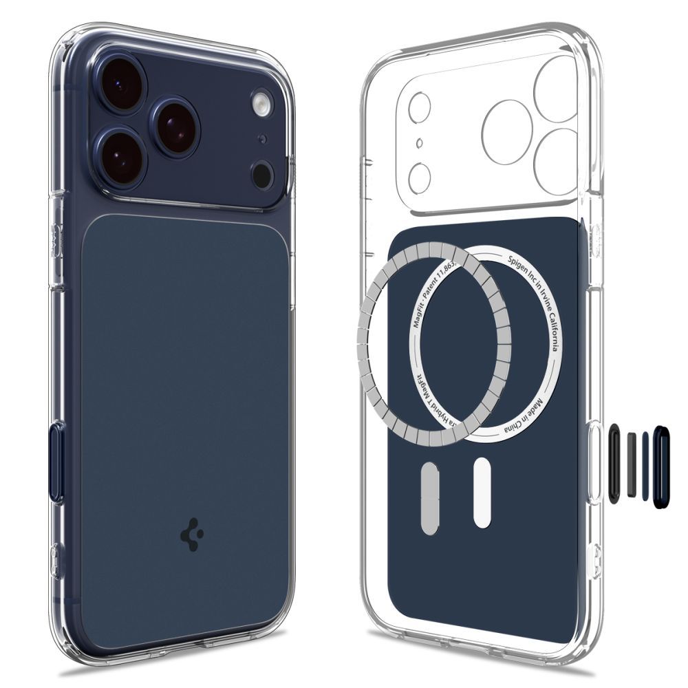 Dėklas Spigen Ultra Hybrid "T" MagSafe iPhone 17 Pro, matinis mėlynas