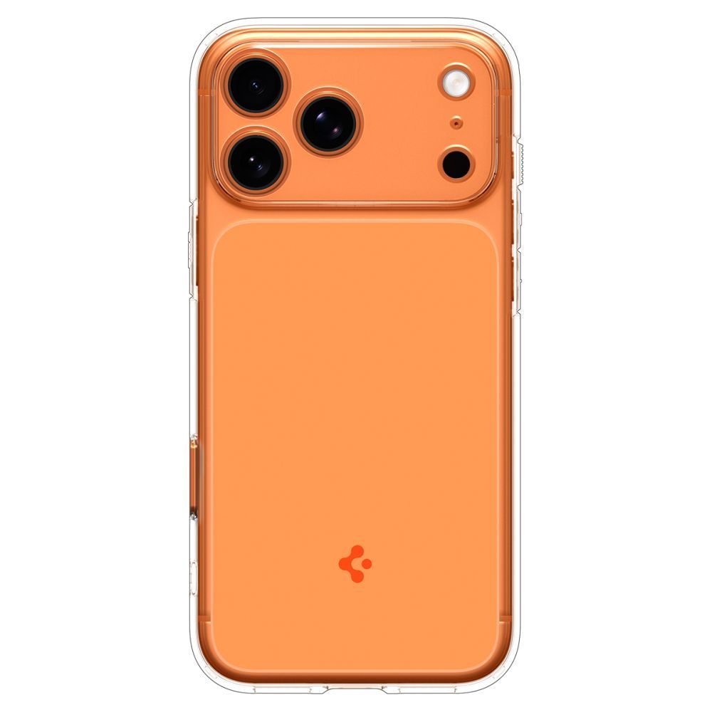Dėklas Spigen Ultra Hybrid "T" MagSafe iPhone 17 Pro, blizgus oranžinis
