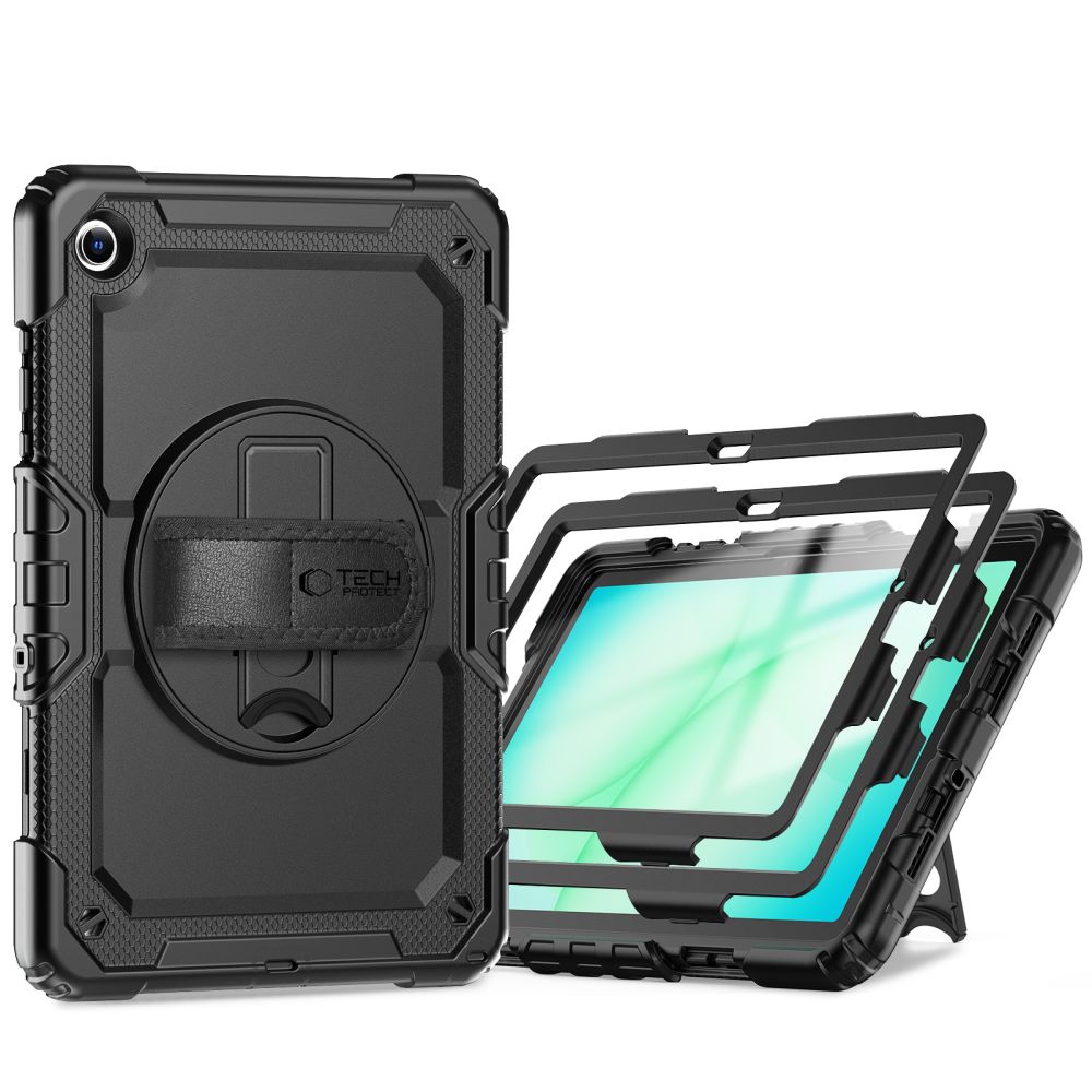 Dėklas Tech-Protect Solid 2in1 Samsung Galaxy Tab A9+ / A11+ Plus 11.0, juodas