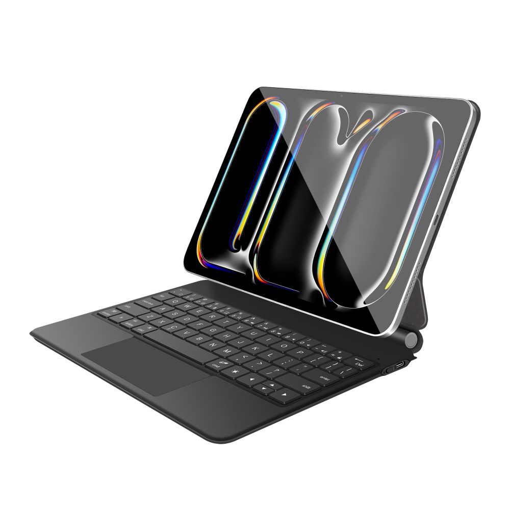 Dėklas su klaviatūra Tech-Protect SmartCase Magnetic iPad Pro 13 7/8 (2024-2025), juodas