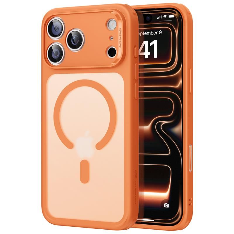 Dėklas ESR Classic Hybrid MagSafe iPhone 17 Pro Max, matinis oranžinis