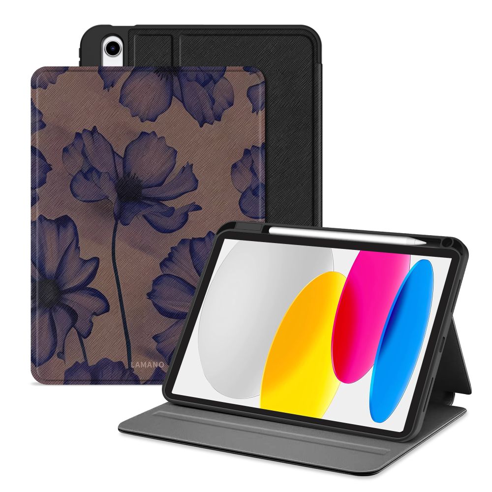 Dėklas Tech-Protect Lamano iPad 10.9 (2022) / 11 (2025), tamsiai mėlynas
