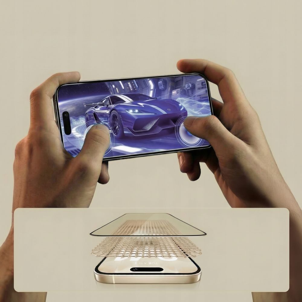 Apsauginis stiklas Tech-Protect Glass Fit+ Xiaomi Poco F8 Ultra, 2 vnt., juodas
