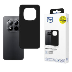 3mk Matt Case Pro, skirtas Redmi Note 15 Pro - matinė juoda