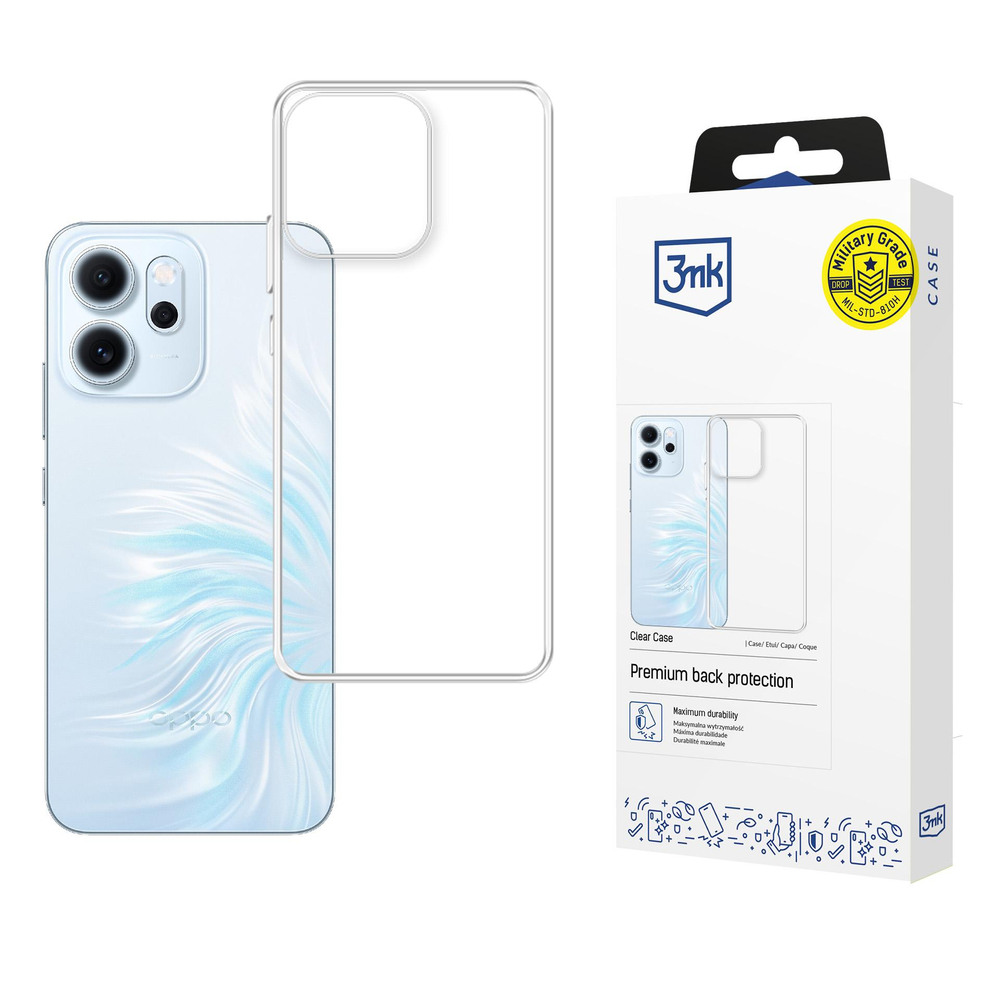 3mk Skaidrus dėklas, skirtas Oppo Reno 14 F/ 14 FS 5G - skaidrus