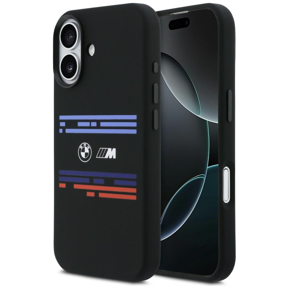 BMW M silikoninis MagSafe dėklas iPhone 17 – juodas