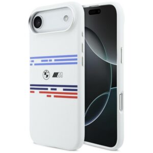 BMW M silikoninis MagSafe dėklas iPhone Air – baltas