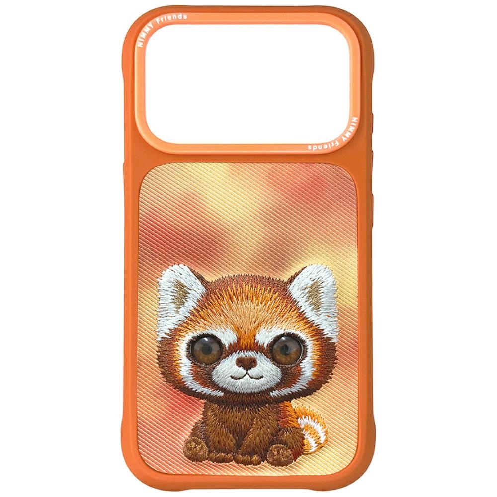 Nimmy Big Eyed Pet 2.0 dėklas iPhone 17 Pro – oranžinis