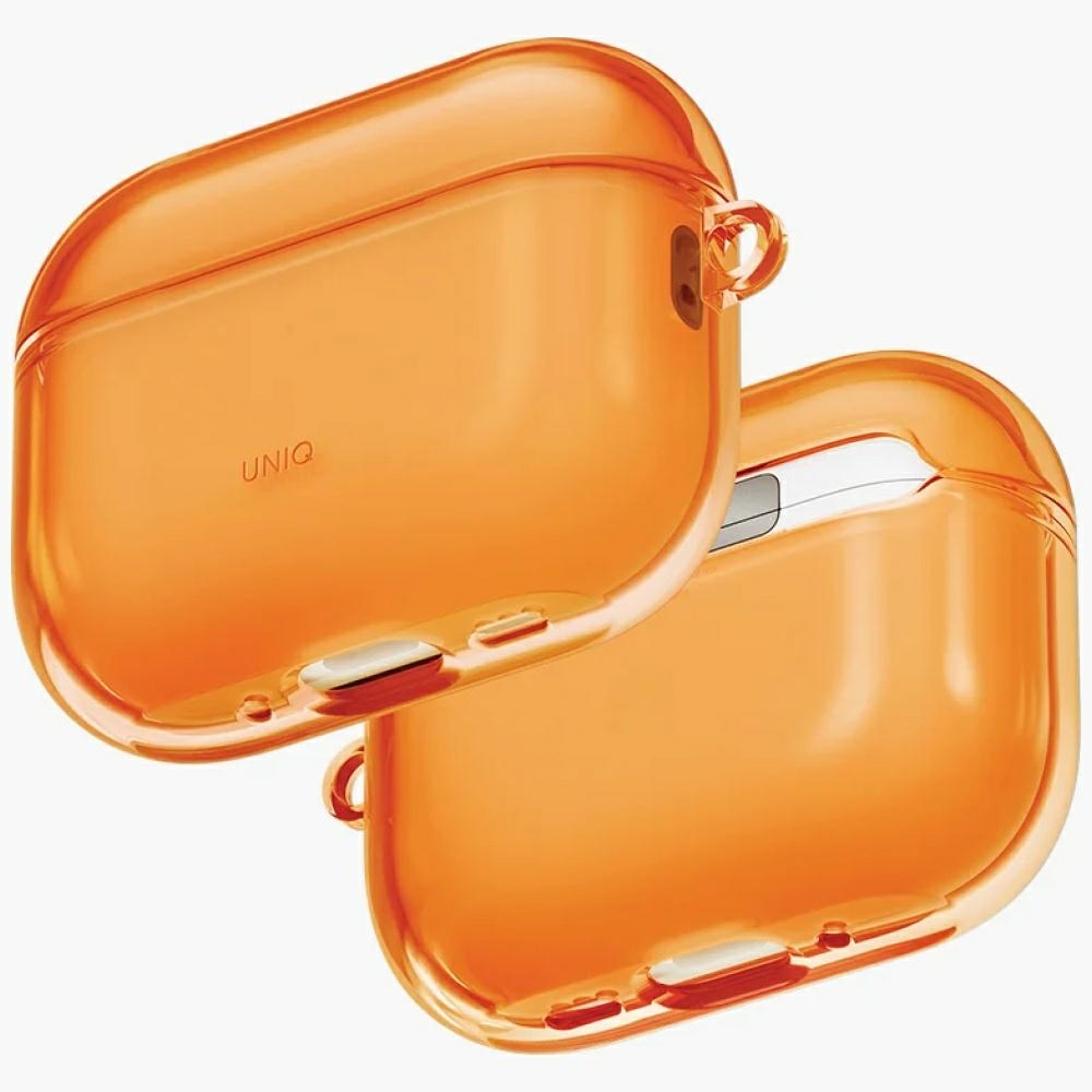 Uniq Stiklinis dėklas, skirtas AirPods Pro 3 - Orange