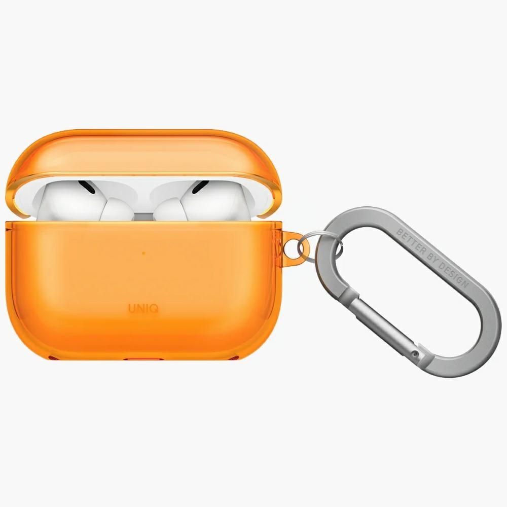 Uniq Stiklinis dėklas, skirtas AirPods Pro 3 - Orange