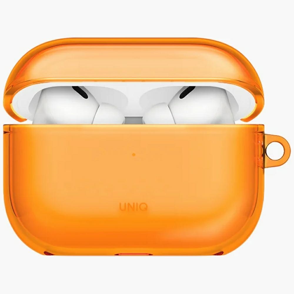 Uniq Stiklinis dėklas, skirtas AirPods Pro 3 - Orange