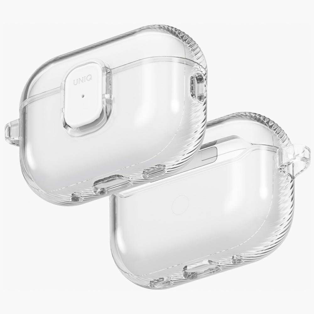 Uniq Glase Pro dėklas AirPods Pro 3 – skaidrus