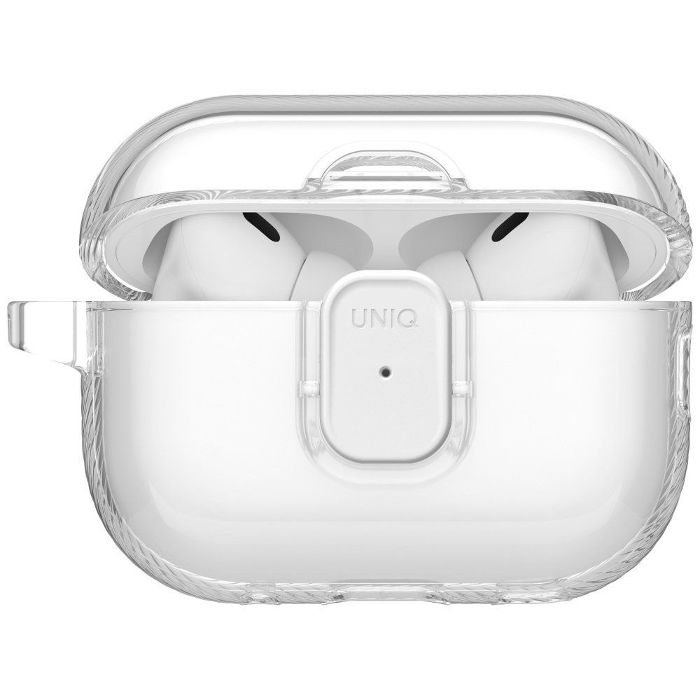 Uniq Glase Pro dėklas AirPods Pro 3 – skaidrus