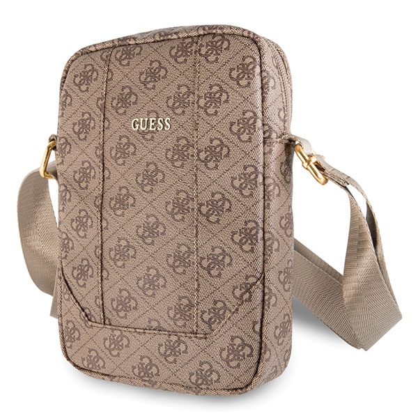Guess 4G Uptown 10" nešiojamojo kompiuterio krepšys – rudas