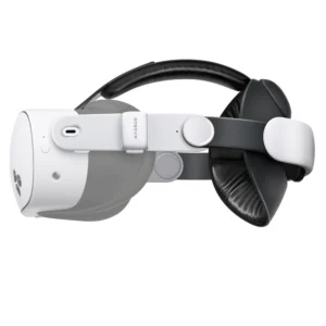 BoboVR E3 galvos dirželis Meta Quest 3 ir 3S - balta ir juoda