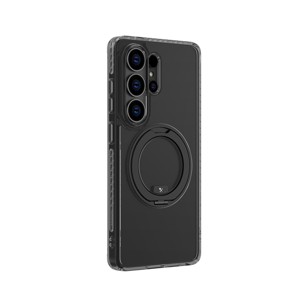 AmazingThing Titan Pro MagSpin atsparus kritimui dėklas, skirtas Samsung S26 Ultra, suderinamas su MagSafe - juodas