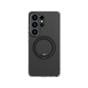 AmazingThing Titan Pro MagSpin atsparus kritimui dėklas, skirtas Samsung S26 Ultra, suderinamas su MagSafe - juodas