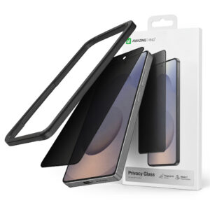 AmazingThing TITAN Vision 7 Matte Privacy grūdintas stiklas, skirtas Samsung S26 Ultra