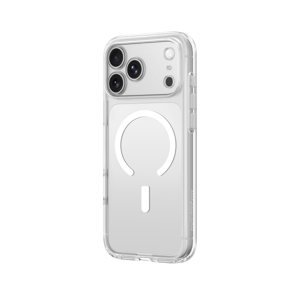 AmazingThing Minimal Mag objektyvo dėklas, skirtas iPhone 17 Pro – skaidrus