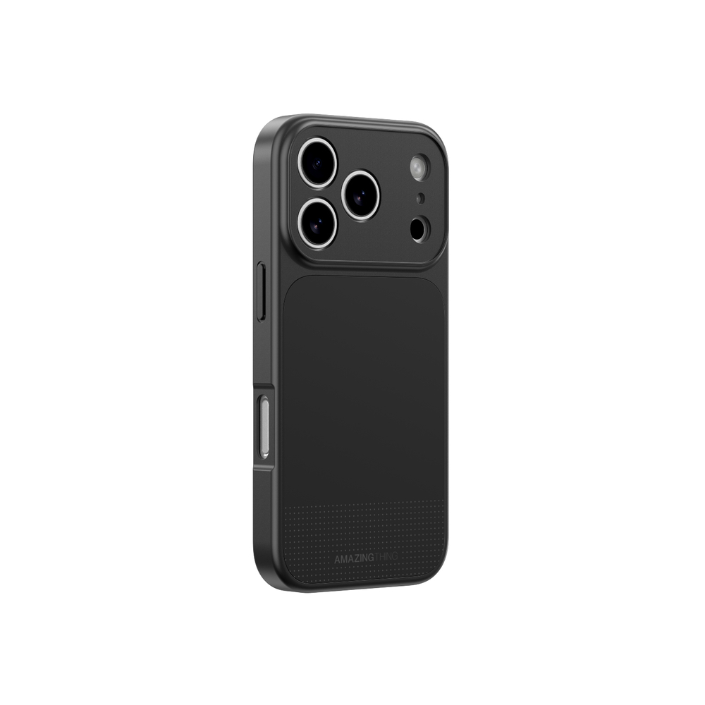 „AmazingThing Minimal Mag“ viso dangčio dėklas, skirtas iPhone 17 Pro Max - Black