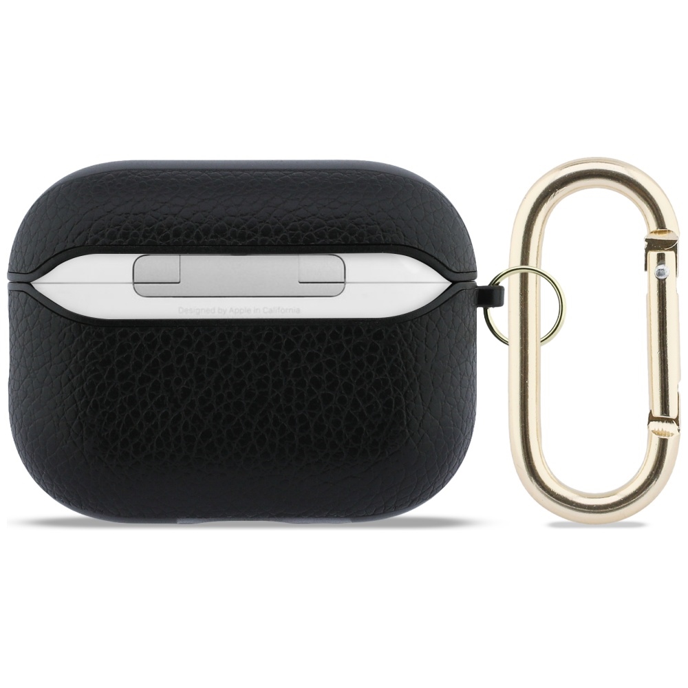Guess Grūduotas klasikinis logotipo dėklas, skirtas AirPods Pro 3 - black