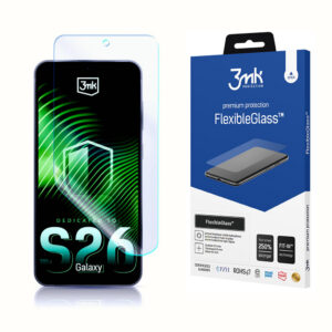 3mk „FlexibleGlass“ hibridinis stiklas, skirtas Samsung Galaxy S26