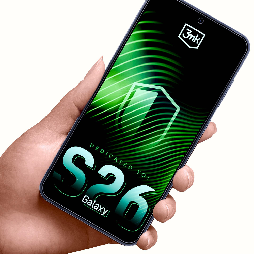 3mk „FlexibleGlass“ hibridinis stiklas, skirtas Samsung Galaxy S26