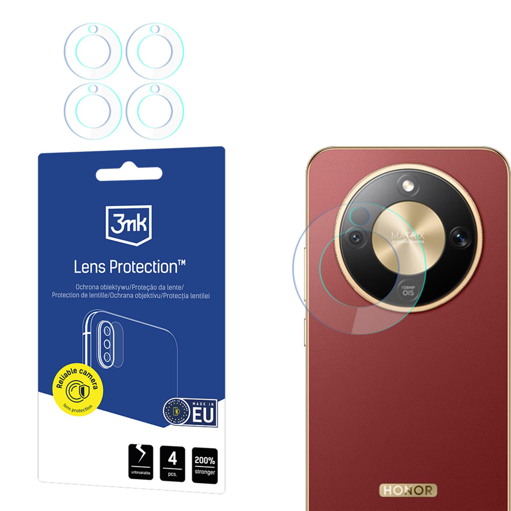 3mk Apsauginis hibridinis fotoaparato objektyvo stiklas, skirtas Honor Magic 8 Lite
