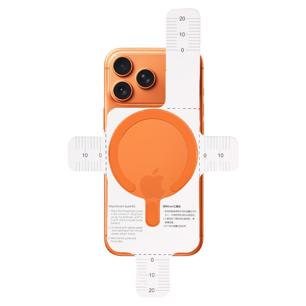 Magnetinis žiedas Tech-Protect MMP-200 MagSafe, oranžinis
