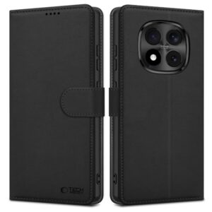 Dėklas Tech-Protect Wallet Xiaomi Poco M8 Pro / Redmi Note 15 Pro+ 5G, matinis juodas