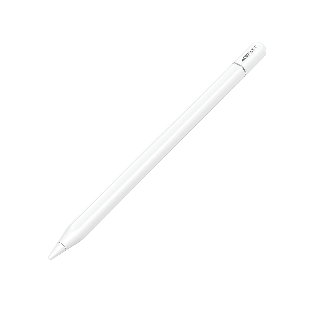 Acefast V3 talpinamasis rašiklis iPad su belaidžiu įkrovimu ir 2 keičiamais antgaliais - Balta