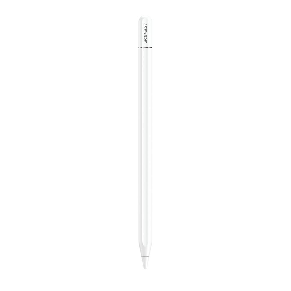 Acefast V3 talpinamasis rašiklis iPad su belaidžiu įkrovimu ir 2 keičiamais antgaliais - Balta
