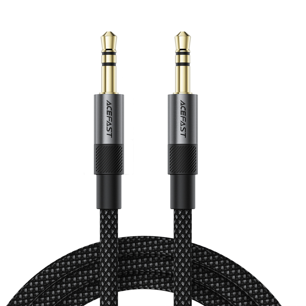 Acefast J10 AUX kabelis mini lizdas 3.5mm 1m - juodas
