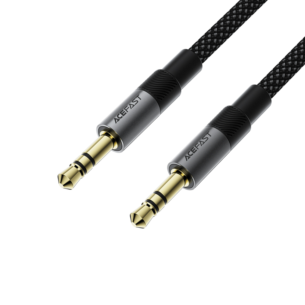 Acefast J10 AUX kabelis mini lizdas 3.5mm 1m - juodas