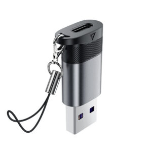 Acefast J8 USB-C - USB-A Adapteris - Pilka