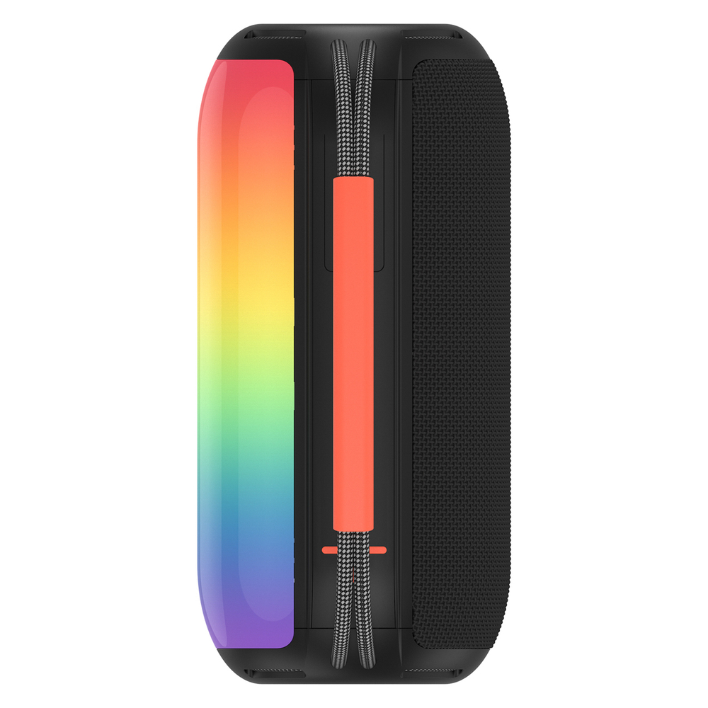 Dudao Y21 bevielė garsiakalbis su RGB apšvietimu Bluetooth 5.3 - juoda
