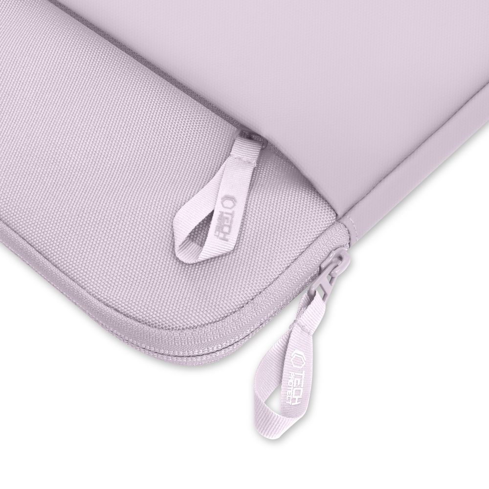 Dėklas Tech-Protect Sleeve nešiojamajam kompiuteriui 15-16 colių, šviesiai rožinis