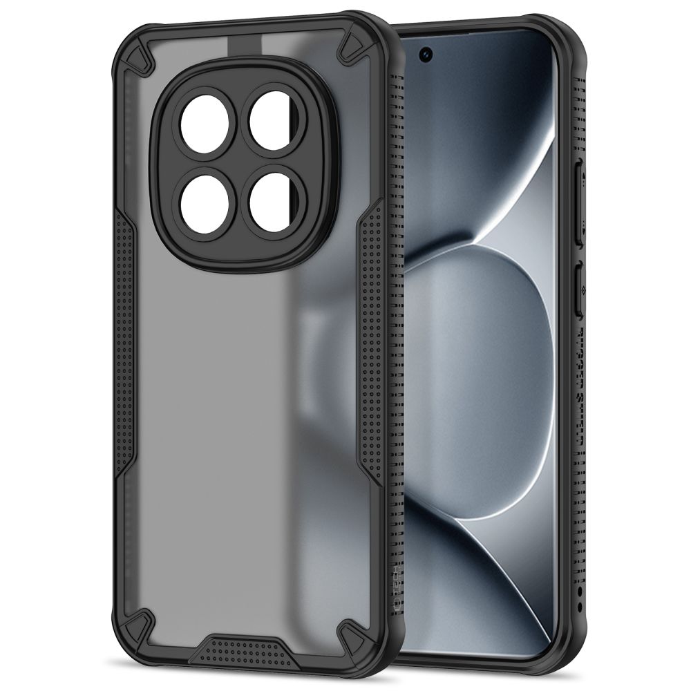 Dėklas Tech-Protect Rugged Shield Xiaomi Poco M8 Pro / Redmi Note 15 Pro+ 5G, matinis juodas