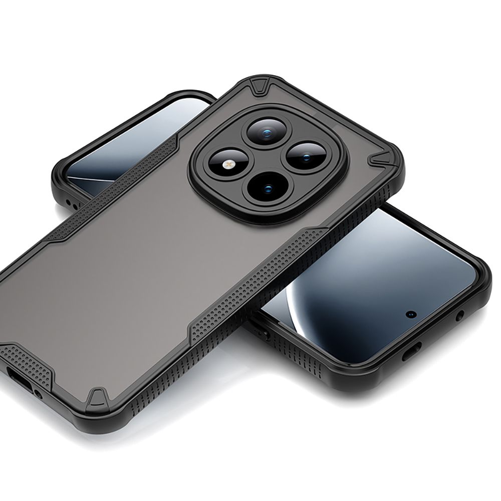 Dėklas Tech-Protect Rugged Shield Xiaomi Poco M8 Pro / Redmi Note 15 Pro+ 5G, matinis juodas