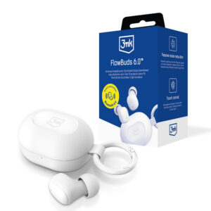 TWS 3mk FlowBuds 6.0 Bevielės ausinės - Baltos
