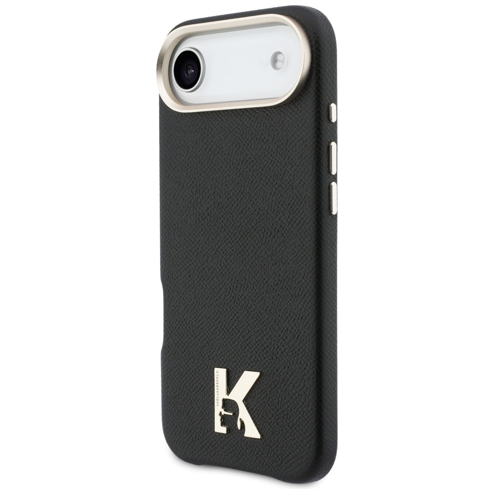 Karl Lagerfeld Karl Head logotipas MagSafe iPhone Air dėklas – juodas