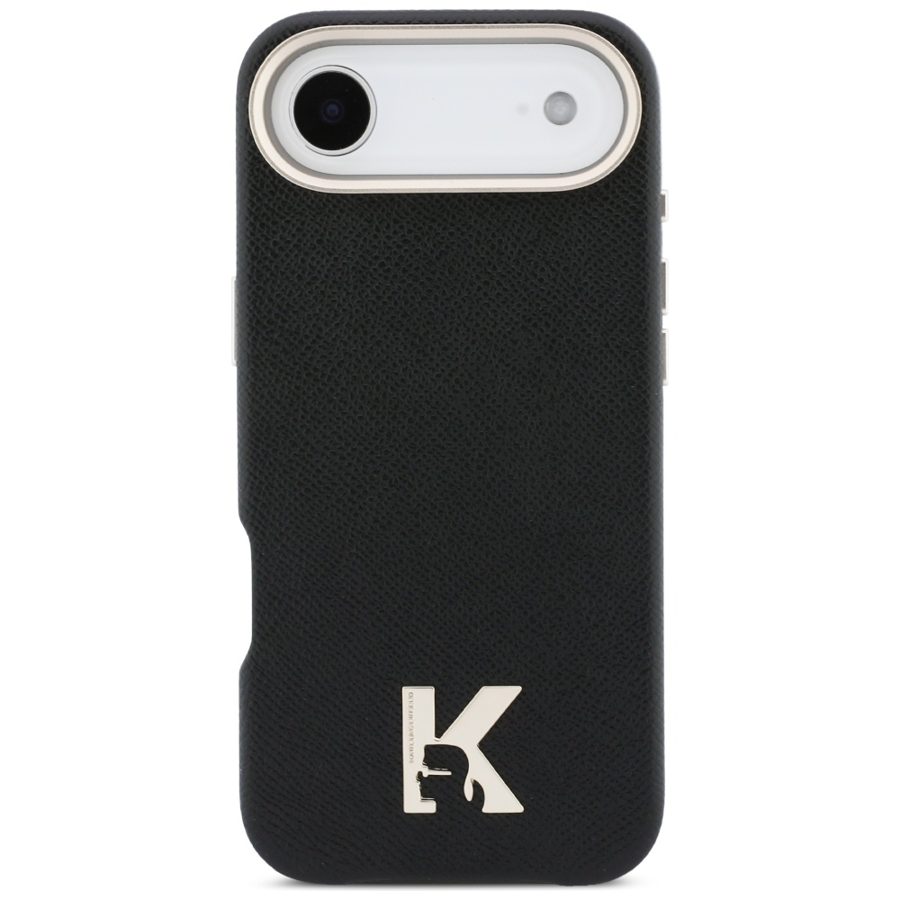 Karl Lagerfeld Karl Head logotipas MagSafe iPhone Air dėklas – juodas