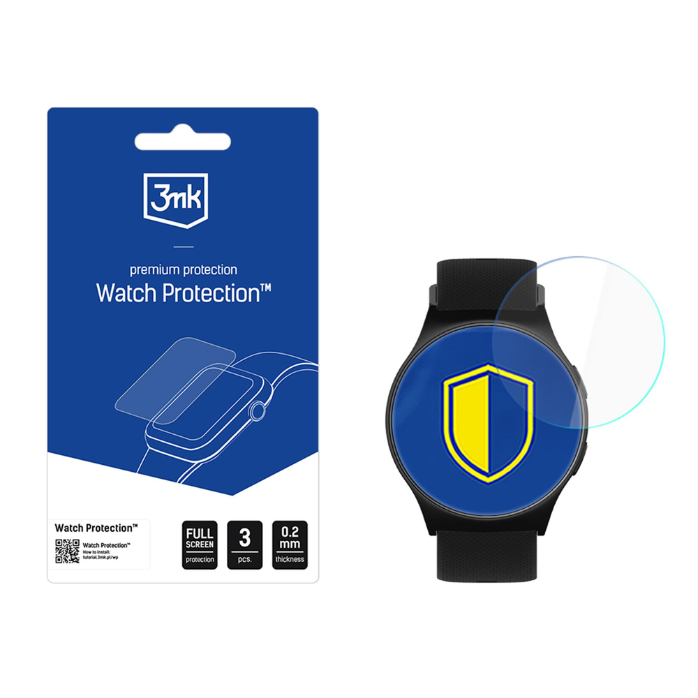 3mk watch apsauga ARC smartwatch apsauginis stiklas film skirtas Motorola Moto Watch 47mm