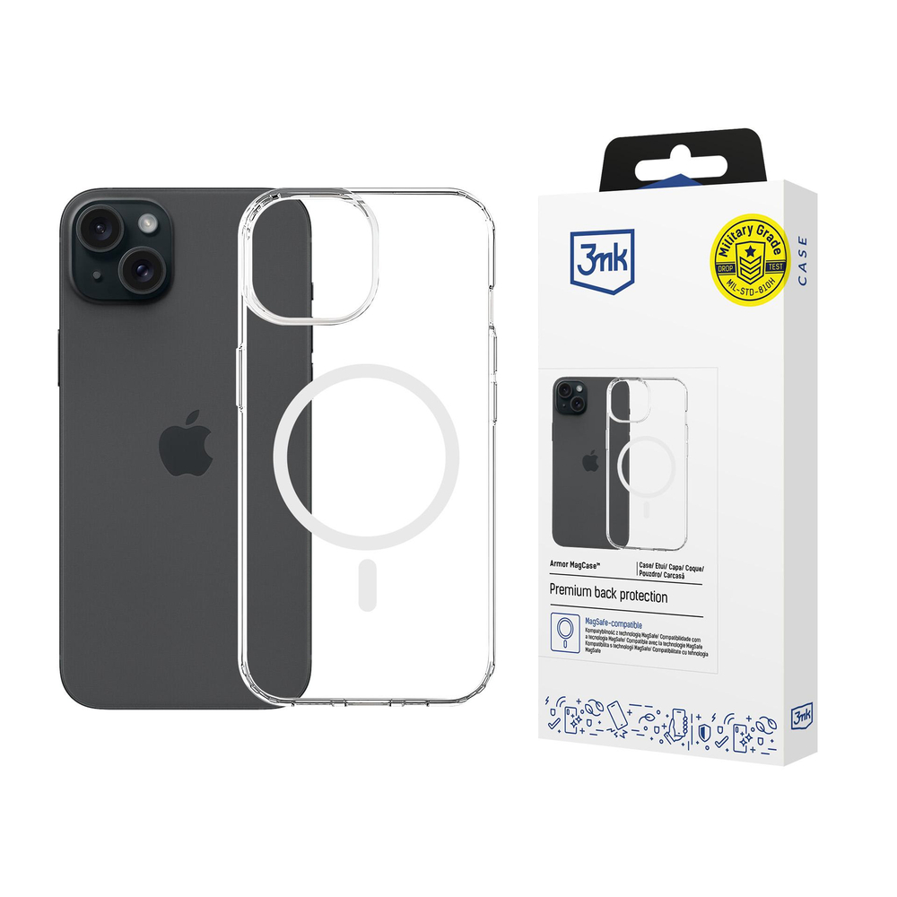 3mk Armor Magcase, skirta iPhone 15 Plus – permatoma