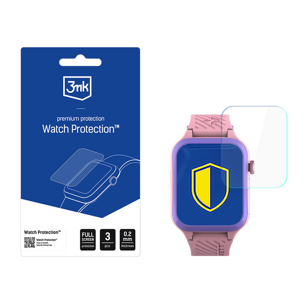3mk watch apsauga ARC smartwatch apsauginis stiklas film skirtas garett essa 2 ai 4g