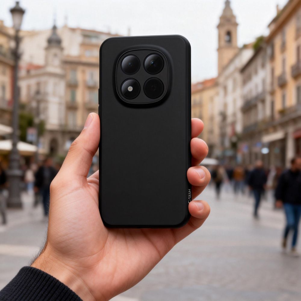 Dėklas Tech-Protect Icon Xiaomi Redmi Note 15 Pro 5G, juodas