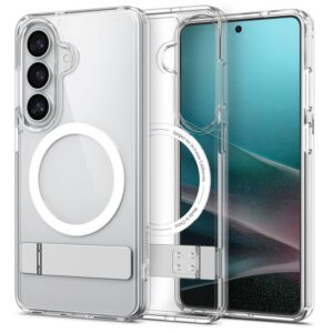 Dėklas Spigen Ultra Hybrid S Mag MagSafe Galaxy S26, skaidrus / baltas