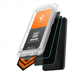 Apsauginis stiklas Spigen Glas.tR EZ Fit Pro HD Galaxy S26 su privatumo filtru, 2 vnt.
